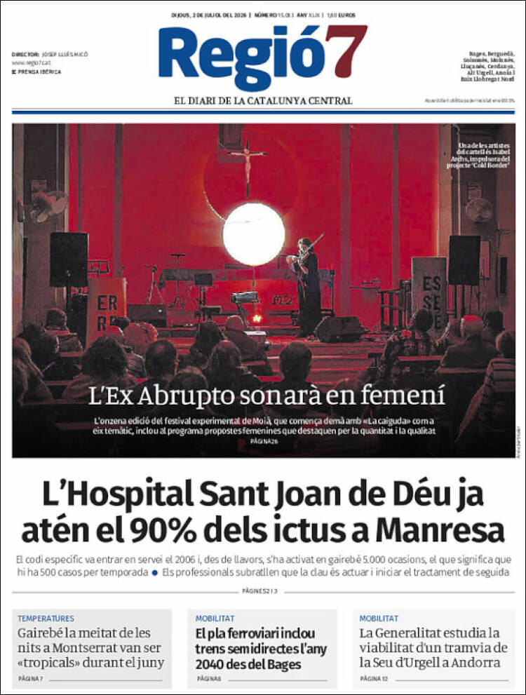 Portada de Regio7 (Espa&ntilde;a)