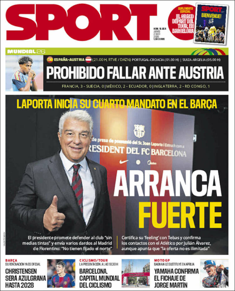 Portada de Sport (Espa&ntilde;a)