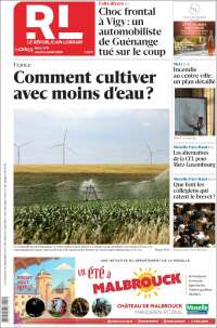 Portada de Le Republicain Lorrain (Francia)