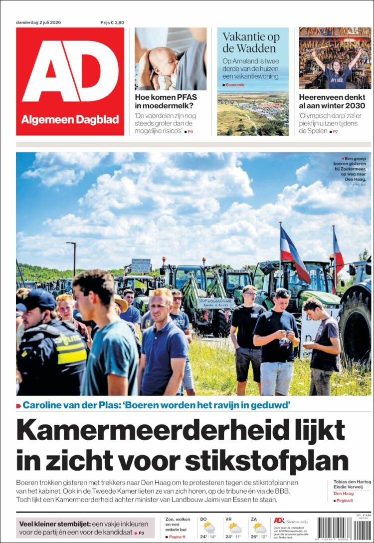 Portada de AD (Pa&iacute;ses Bajos)