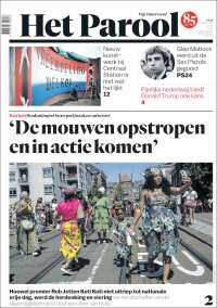 Portada de Het Parool (Pa&iacute;ses Bajos)
