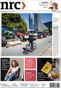 Portada de NRC Handelsblad (Pa&iacute;ses Bajos)