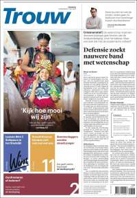 Portada de Trouw (Pa&iacute;ses Bajos)