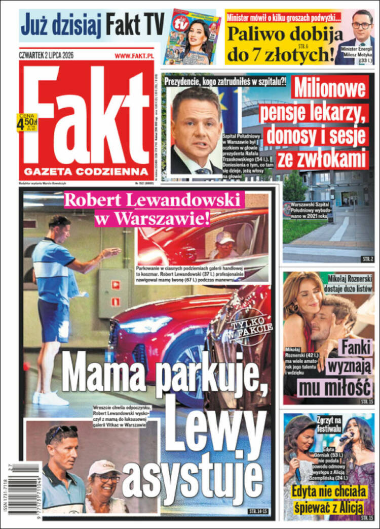 Portada de Fakt (Polonia)