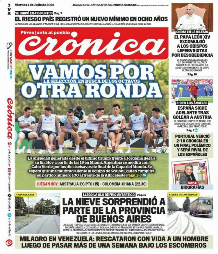 Portada de La Voz del Chaco (Argentina)