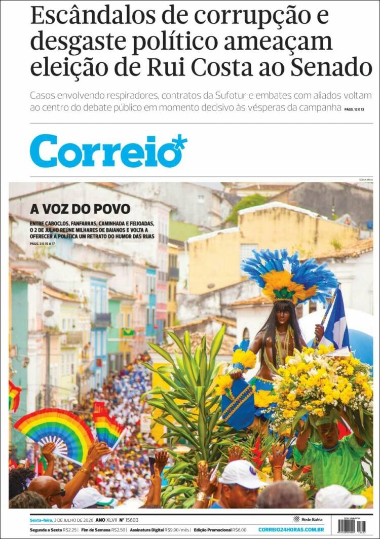 Portada de Correio* (Brasil)