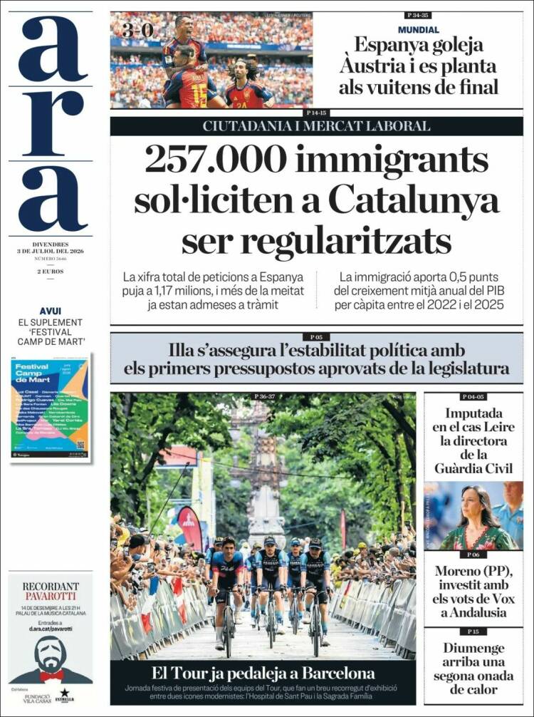 Portada de Ara (Espa&ntilde;a)