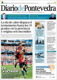 Portada de Diario de Pontevedra (Espa&ntilde;a)
