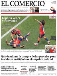 Portada de El Comercio - Gijón (Espa&ntilde;a)