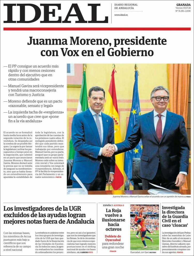 Portada de Ideal (Espa&ntilde;a)