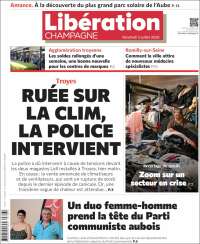 Portada de Libération Champagne (Francia)