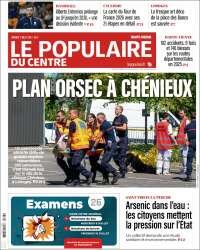 Portada de Le Populaire du Centre (Francia)