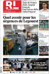 Portada de Le Republicain Lorrain (Francia)
