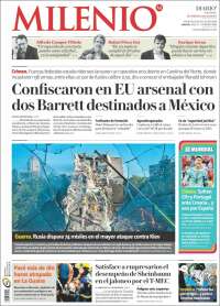 Portada de Milenio (M&eacute;xico)