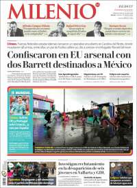 Portada de Milenio - Jalisco (M&eacute;xico)