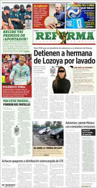 Portada de Reforma (M&eacute;xico)