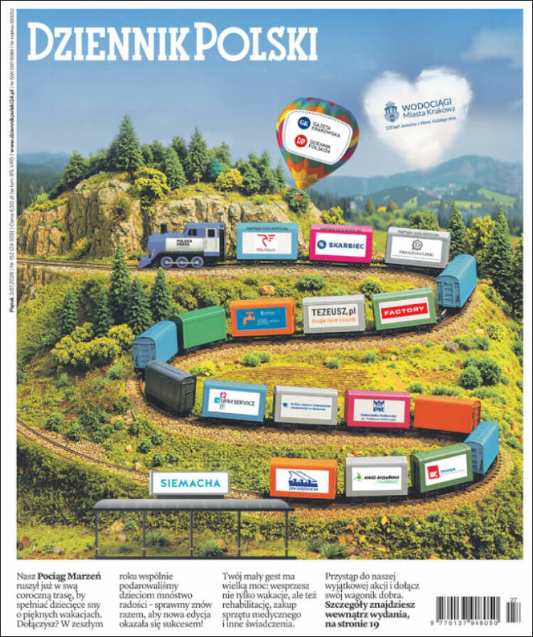Portada de Dziennik (Polonia)