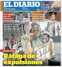 Portada de El Diario NY (USA)