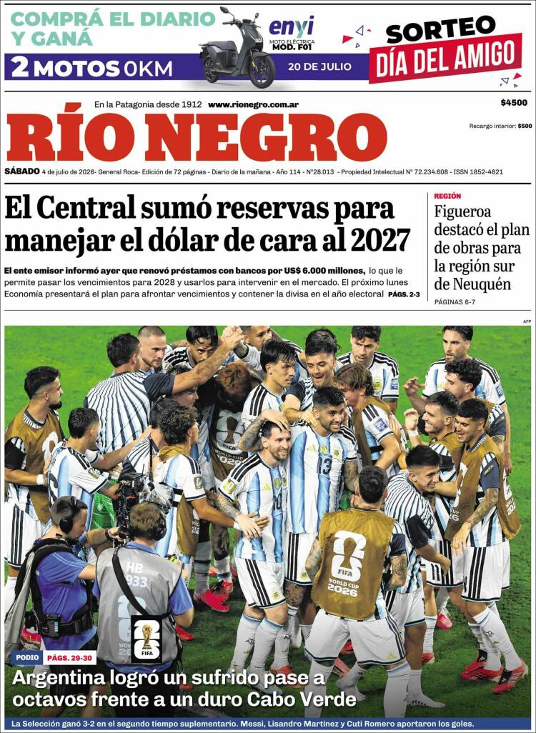 Portada de Rio Negro (Argentina)