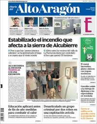 Portada de Diario del AltoAragón (Espa&ntilde;a)