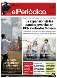 Portada de El Periódico (Espagne)