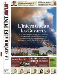 Portada de El Punt Avui (Espagne)