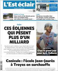 Portada de L'Est Eclair (France)
