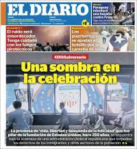 Portada de El Diario NY (USA)