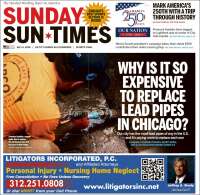 Portada de Chicago Sun-Times (USA)