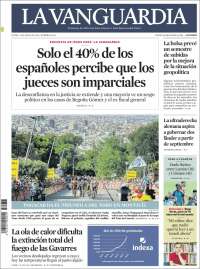Portada de La Vanguardia (Espa&ntilde;a)