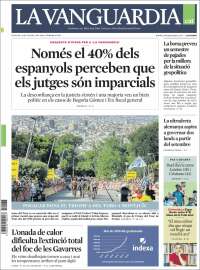 Portada de La Vanguardia (Espa&ntilde;a)