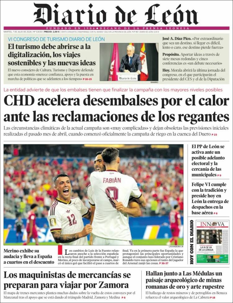 Portada de Diario de León (Spain)
