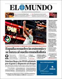 Portada de El Mundo (Spain)
