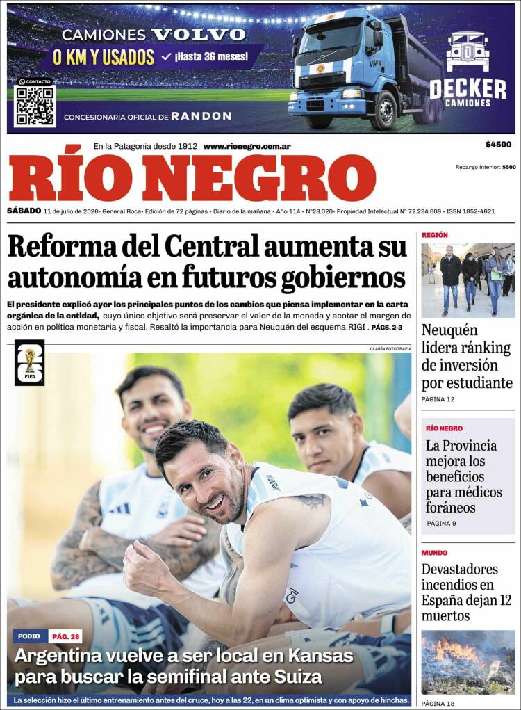 Portada de Rio Negro (Argentina)