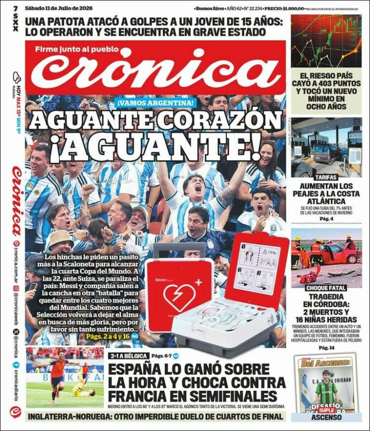 Portada de La Voz del Chaco (Argentina)
