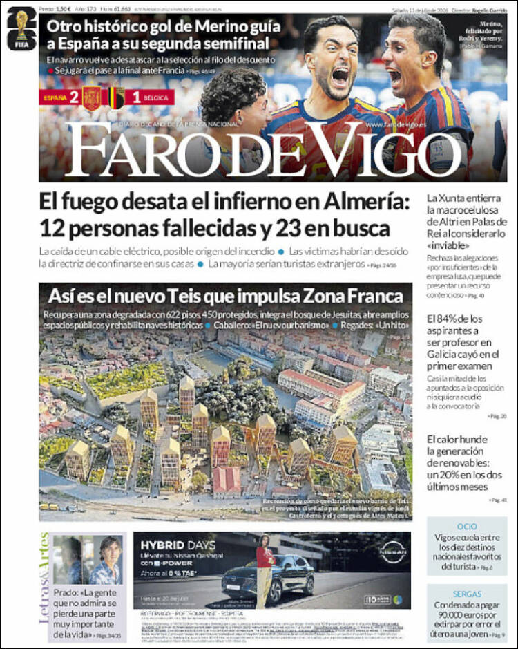 Portada de Faro de Vigo (Espa&ntilde;a)