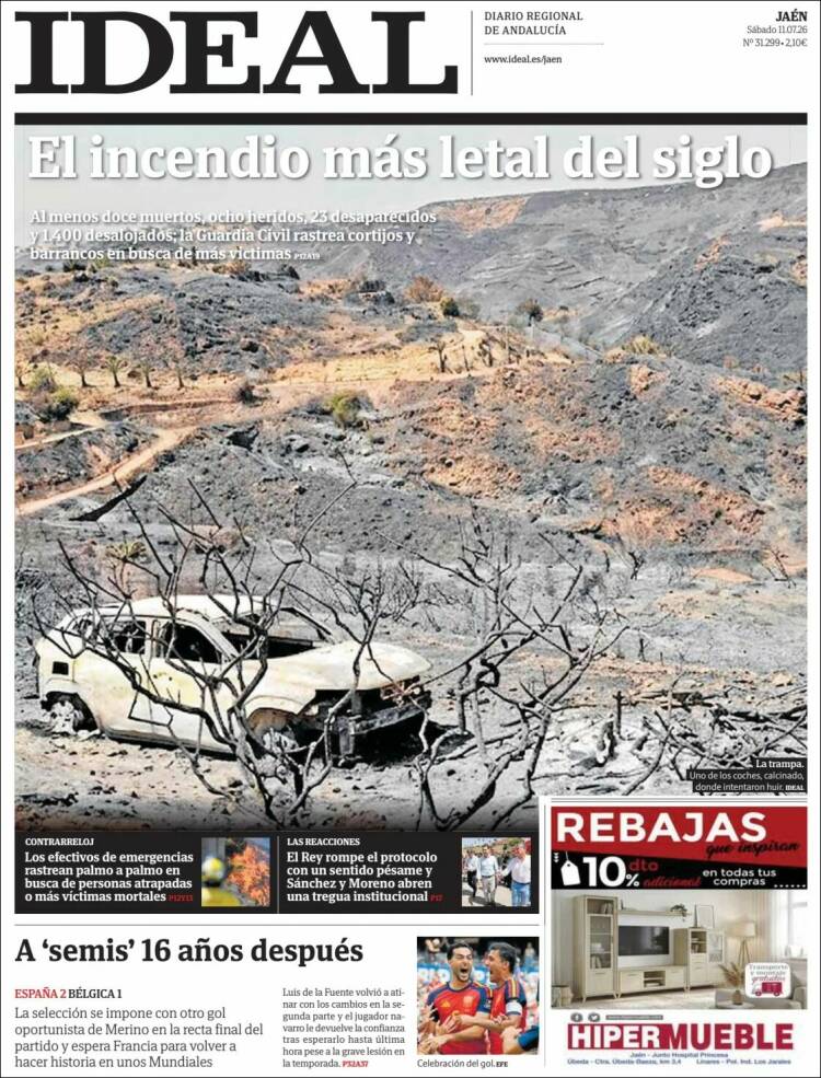 Portada de El Ideal de Jaén (Espa&ntilde;a)