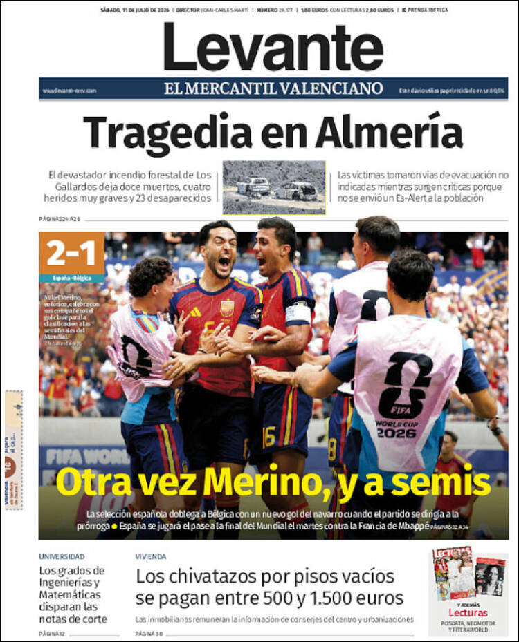 Portada de Levante (Espa&ntilde;a)