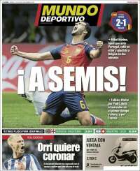 Portada de Mundo Deportivo Gipuzkoa (Espa&ntilde;a)