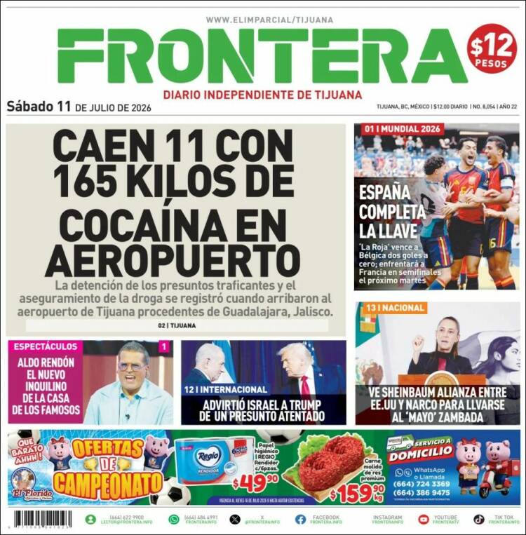 Portada de Frontera (M&eacute;xico)