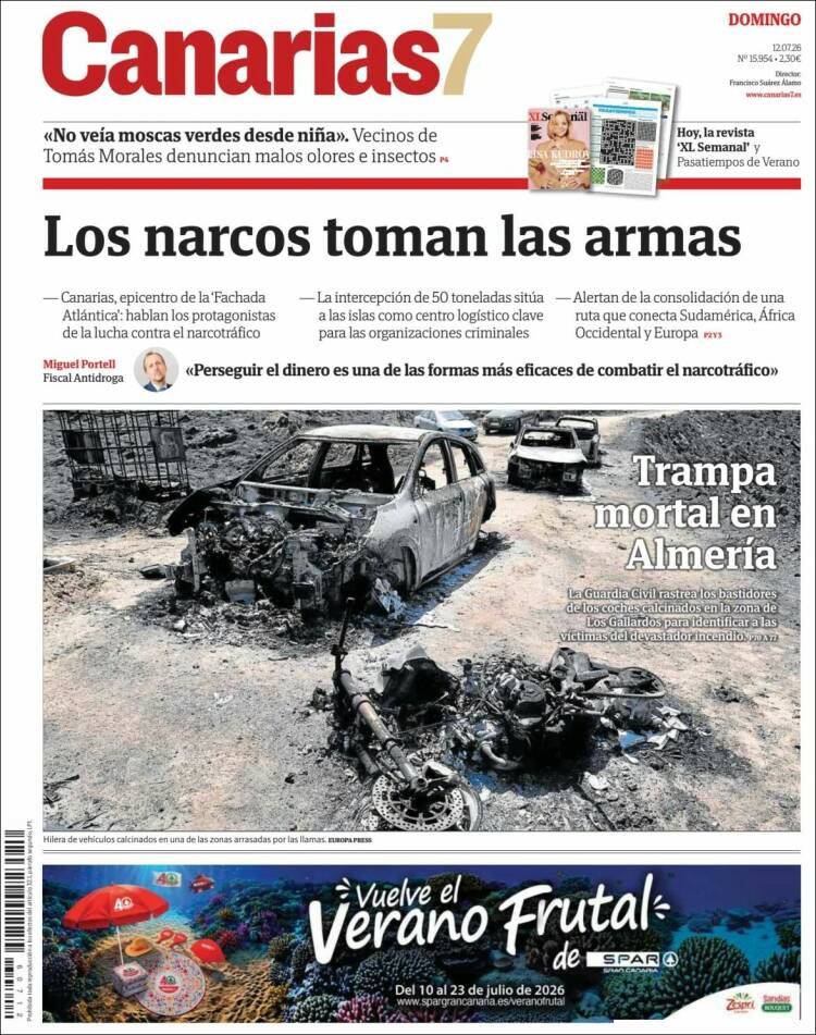 Portada de Canarias 7 (Espa&ntilde;a)