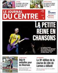 Portada de Le Journal du Centre (Francia)