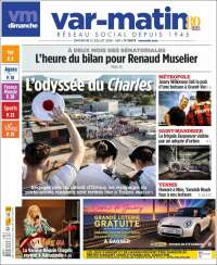 Portada de Var-Matin (Francia)