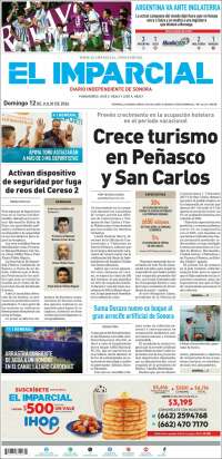 Portada de El Imparcial (M&eacute;xico)
