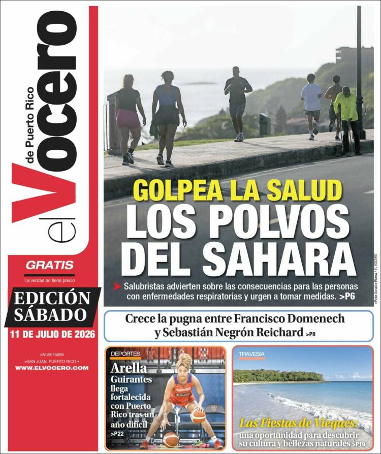 Portada de Vocero (Puerto Rico)