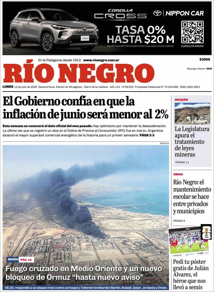 Portada de Rio Negro (Argentina)