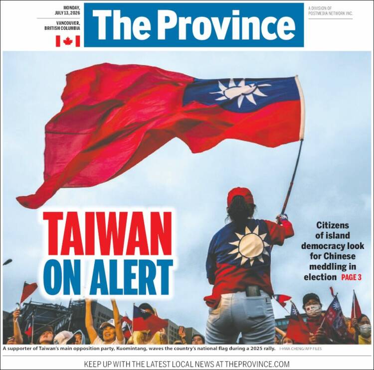 Portada de The Province (Canad&aacute;)