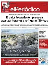 Portada de El Periódico (Espa&ntilde;a)