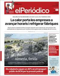 Portada de El Periódico de Catalunya (Espa&ntilde;a)