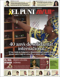 Portada de El Punt Avui (Espa&ntilde;a)